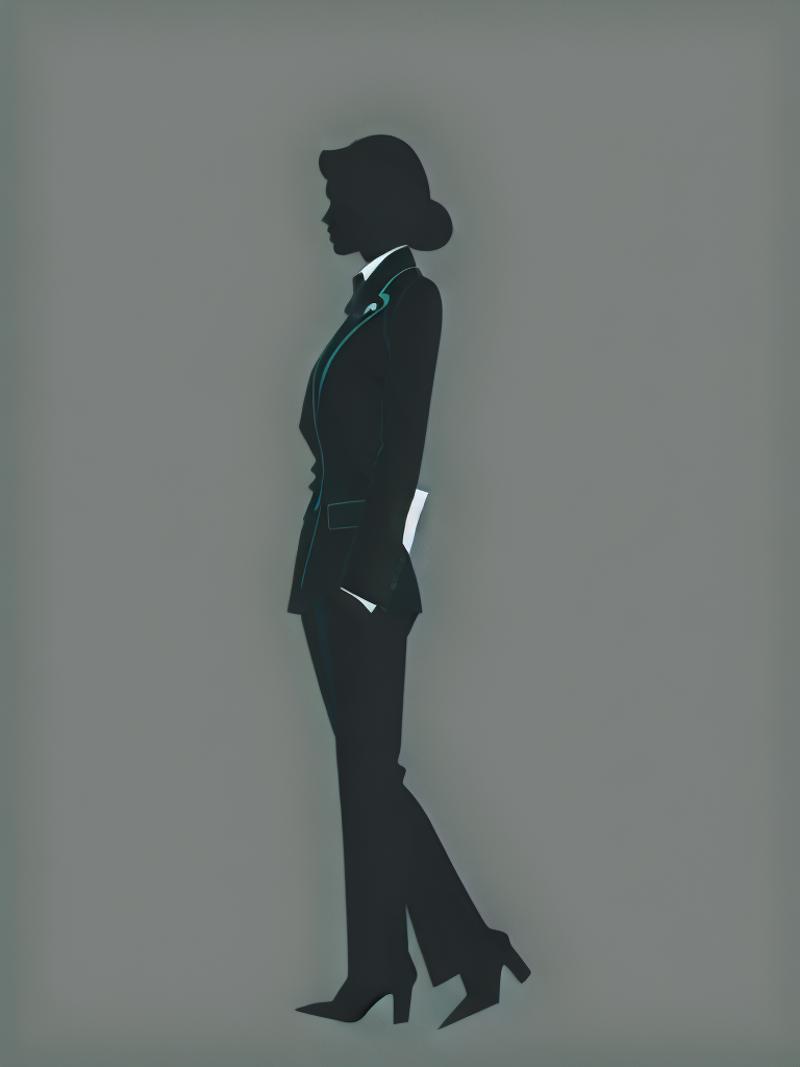 00761-1692358708-a silhouette of a woman holding a gun in her right hand and wearing a suit and tie by Olly Moss.png